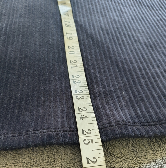 J. Jill 2Piece Velvet/Velour Skirt Set Black Large Minimalist Career Office Work - Picture 7 of 12